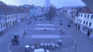 Stadt Velké Meziříčí - Platz, Stadtturm - 30.10.2026 v 06:46 Stadt Velké Meziříčí - Platz, Stadtturm - 30.10.2026 v 06:46