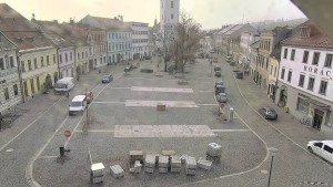 Stadt Velké Meziříčí - Platz, Stadtturm - 30.10.2026 v 07:46 Stadt Velké Meziříčí - Platz, Stadtturm - 30.10.2026 v 07:46