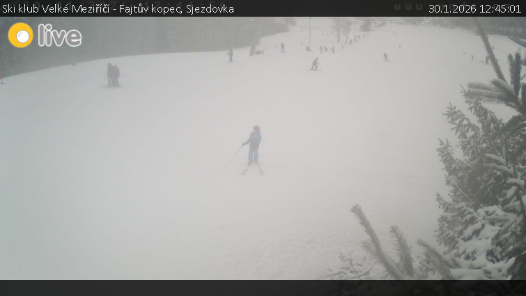 Ski klub Velké Meziříčí - Fajtův kopec - Sjezdovka - 30.1.2026 v 12:45