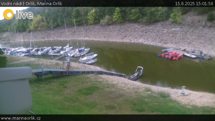 Vodní nádrž Orlík - Marina Orlík - 15.8.2025 v 15:01