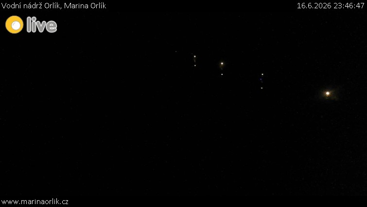 Orlík Reservoir - Marina Orlík - 16.6.2026 v 23:46