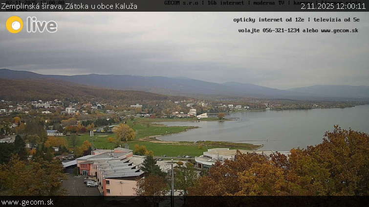 Zemplinská šírava - Zátoka u obce Kaluža - 2.11.2025 v 12:00