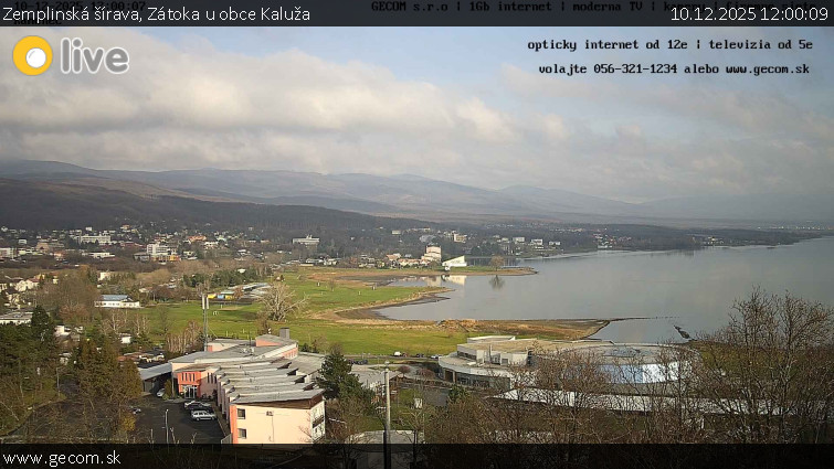 Zemplinská šírava - Zátoka u obce Kaluža - 10.12.2025 v 12:00