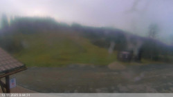 Dolní část sjezdovky