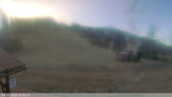 Dolní část sjezdovky