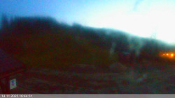 Dolní část sjezdovky