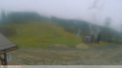 Dolní část sjezdovky