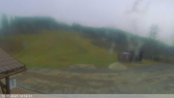 Dolní část sjezdovky