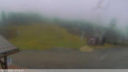 Dolní část sjezdovky