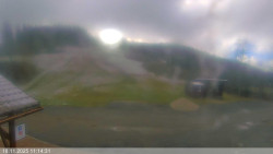 Dolní část sjezdovky