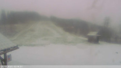 Dolní část sjezdovky