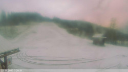 Dolní část sjezdovky