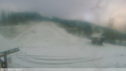 Dolní část sjezdovky