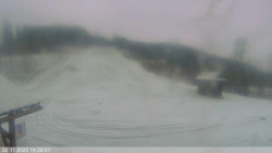 Dolní část sjezdovky