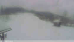 Dolní část sjezdovky