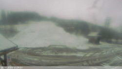 Dolní část sjezdovky