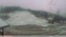 Dolní část sjezdovky