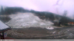 Dolní část sjezdovky