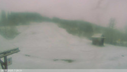 Dolní část sjezdovky