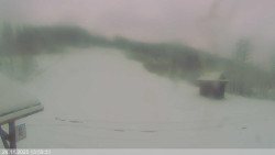 Dolní část sjezdovky