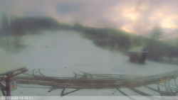 Dolní část sjezdovky