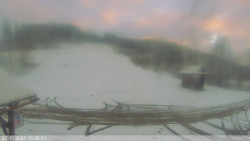 Dolní část sjezdovky