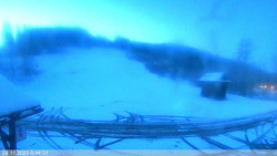 Dolní část sjezdovky