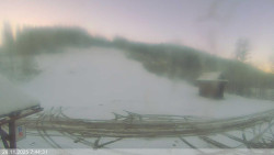 Dolní část sjezdovky