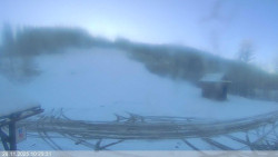 Dolní část sjezdovky