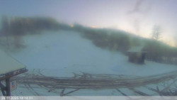 Dolní část sjezdovky