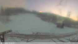 Dolní část sjezdovky