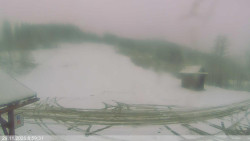 Dolní část sjezdovky