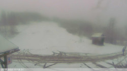 Dolní část sjezdovky