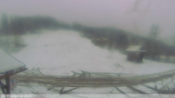 Dolní část sjezdovky