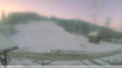 Dolní část sjezdovky