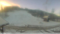 Dolní část sjezdovky