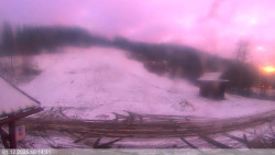 Dolní část sjezdovky