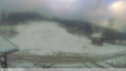 Dolní část sjezdovky