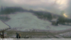 Dolní část sjezdovky