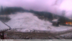 Dolní část sjezdovky