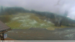 Dolní část sjezdovky