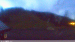 Dolní část sjezdovky