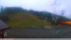 Dolní část sjezdovky