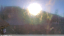 Dolní část sjezdovky