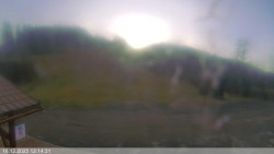 Dolní část sjezdovky