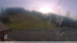 Dolní část sjezdovky