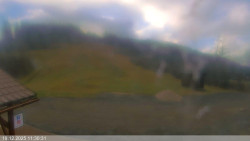 Dolní část sjezdovky