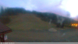 Dolní část sjezdovky