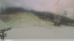 Dolní část sjezdovky