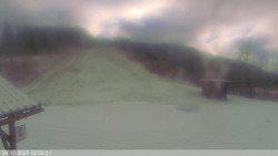 Dolní část sjezdovky